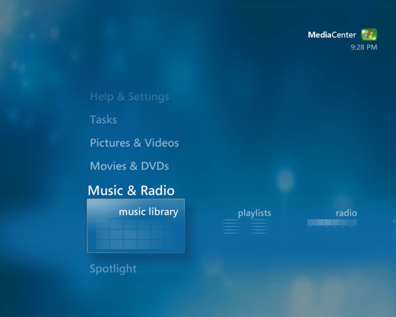 Windows Media Center