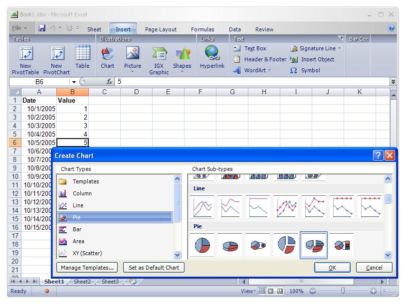 Excel 12 Charting