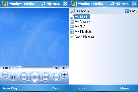 Windows Media Player Mobile