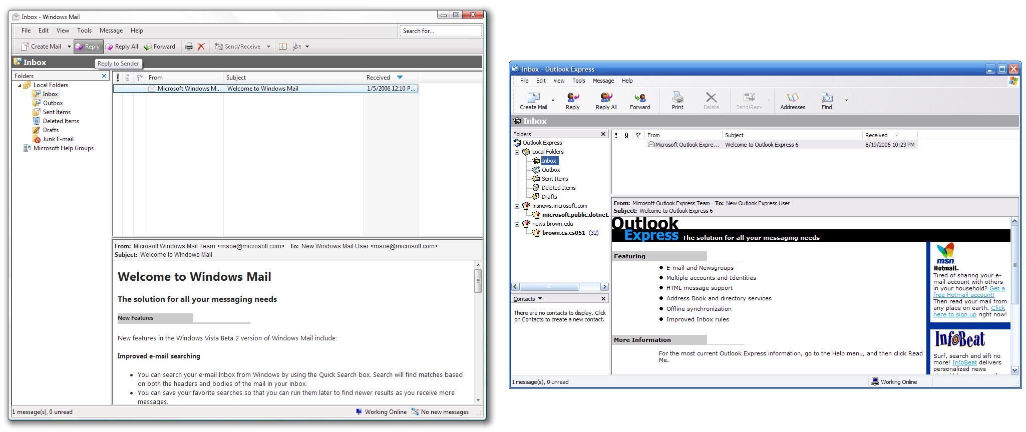 Windows Mail / Outlook Express